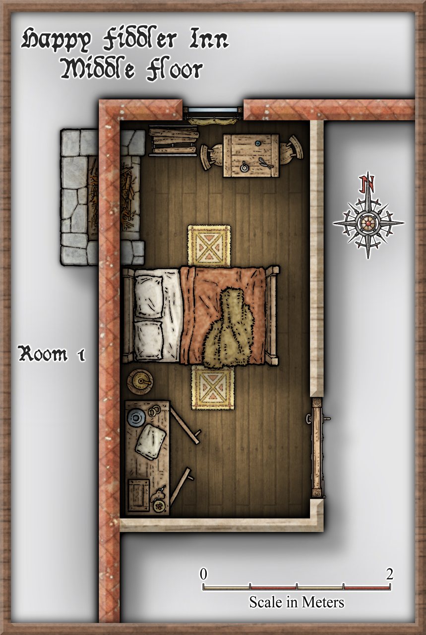Nibirum Map: happy fiddler inn - level 2 - room 1 by Ricko Hasche